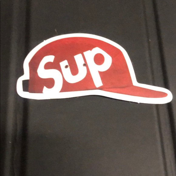 supreme sticker on hydro flask